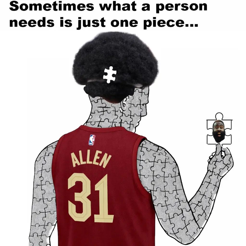 骑士克利夫兰骑士哈登nba 哈登成为了助飞阿伦的最后一块拼图🧩自哈登来到骑士后