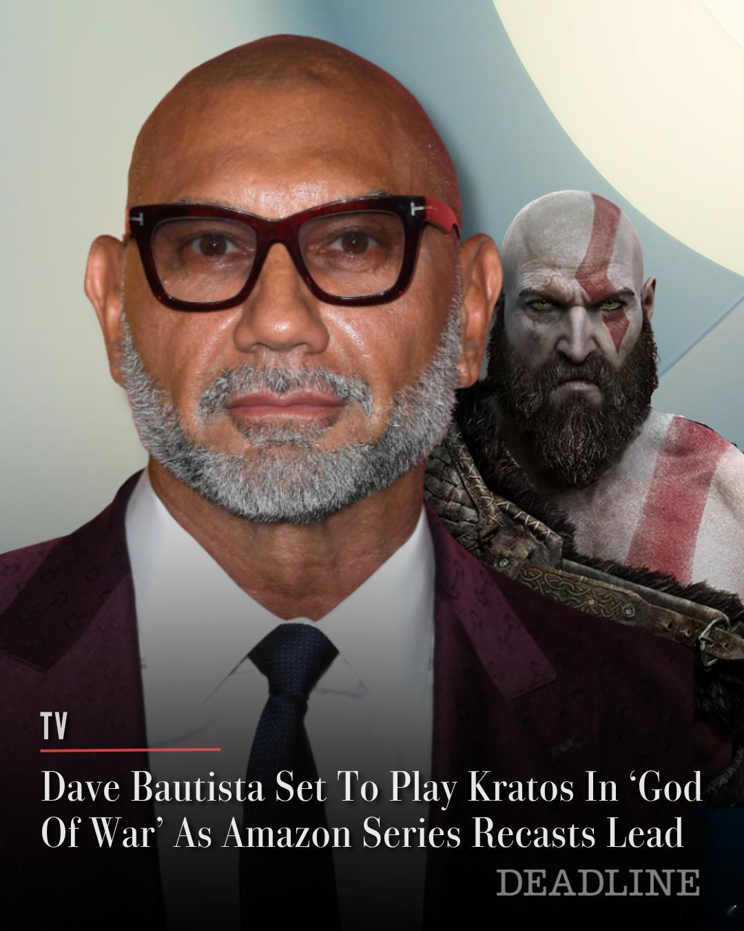 Dave Bautista确认加盟《战神》剧集，接替此前受伤退出的Ryan Hu