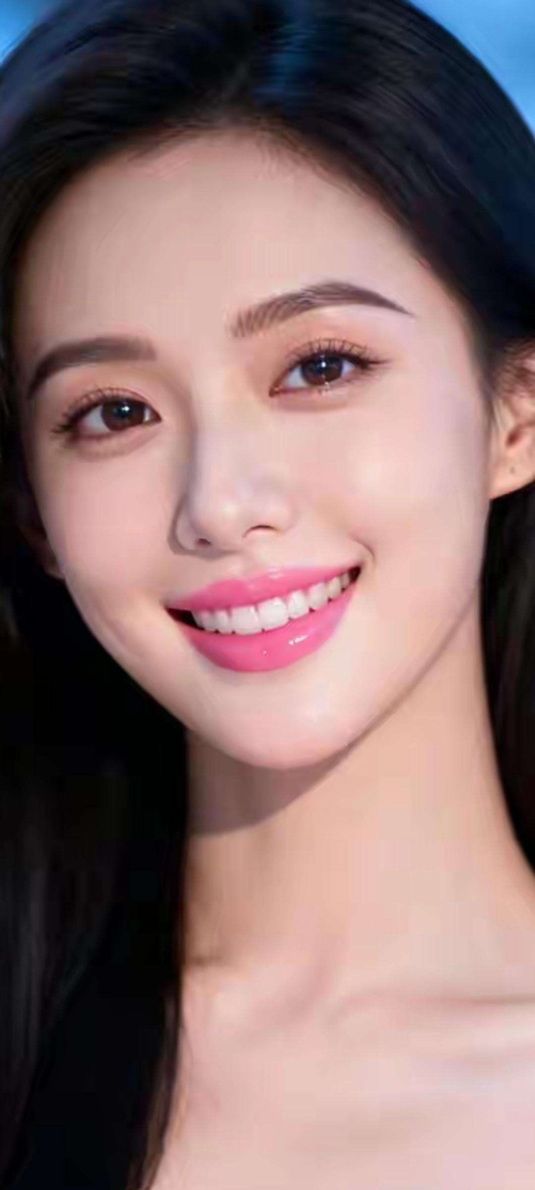 甜美笑容，元气满满，元气少女上线！😊✨