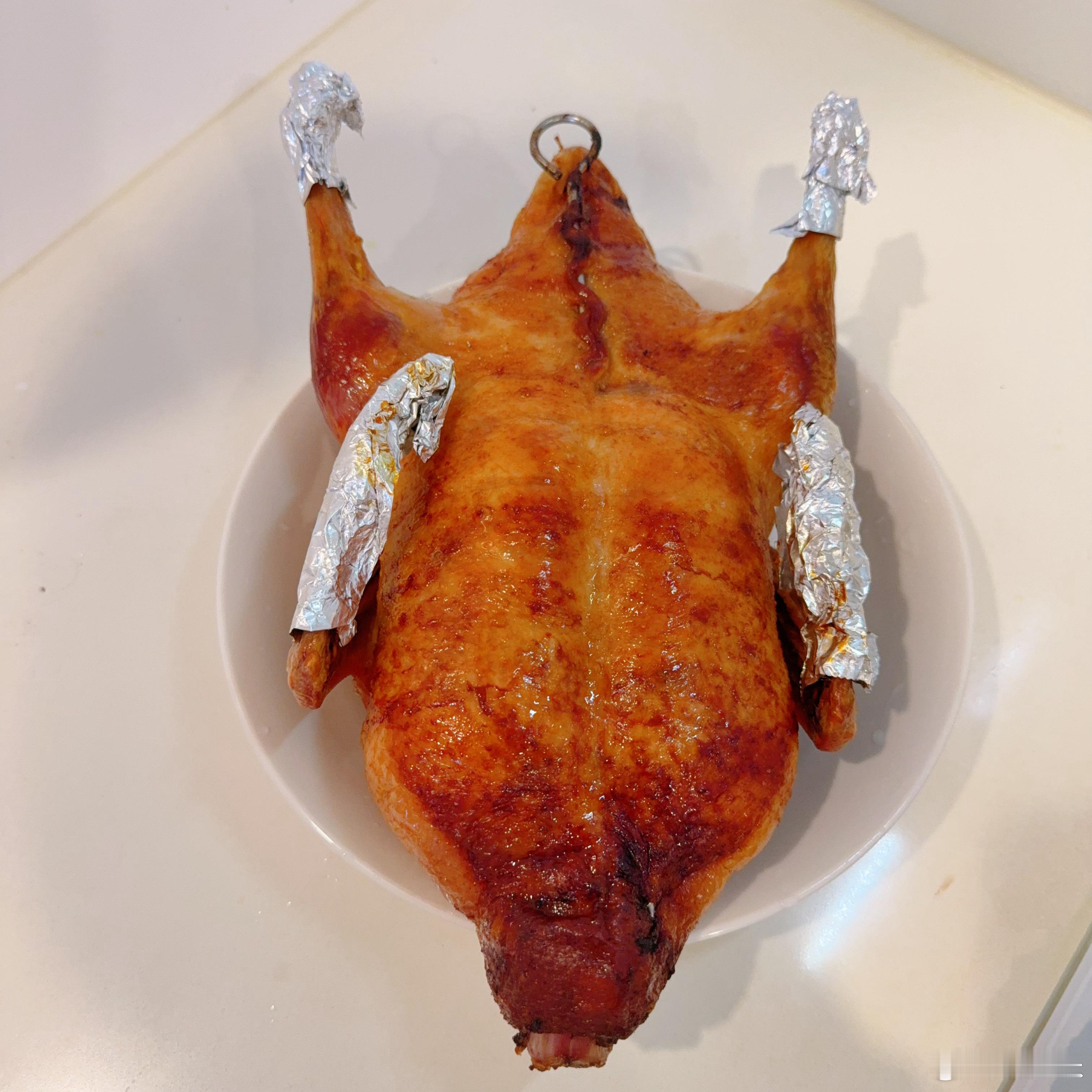 圣诞节 在家烤鸭子