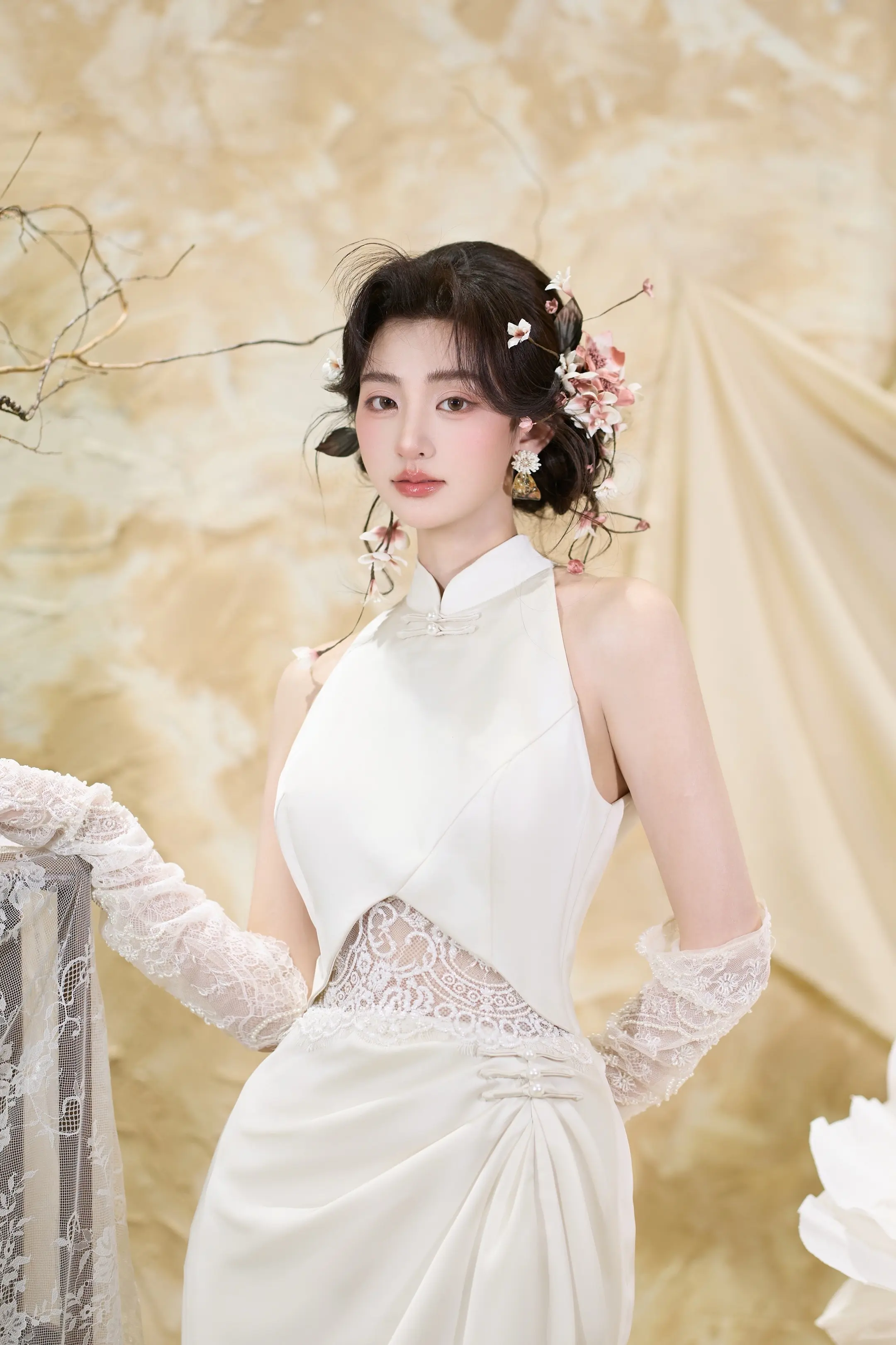 小众感新中式。商丘婚纱商丘瑞希