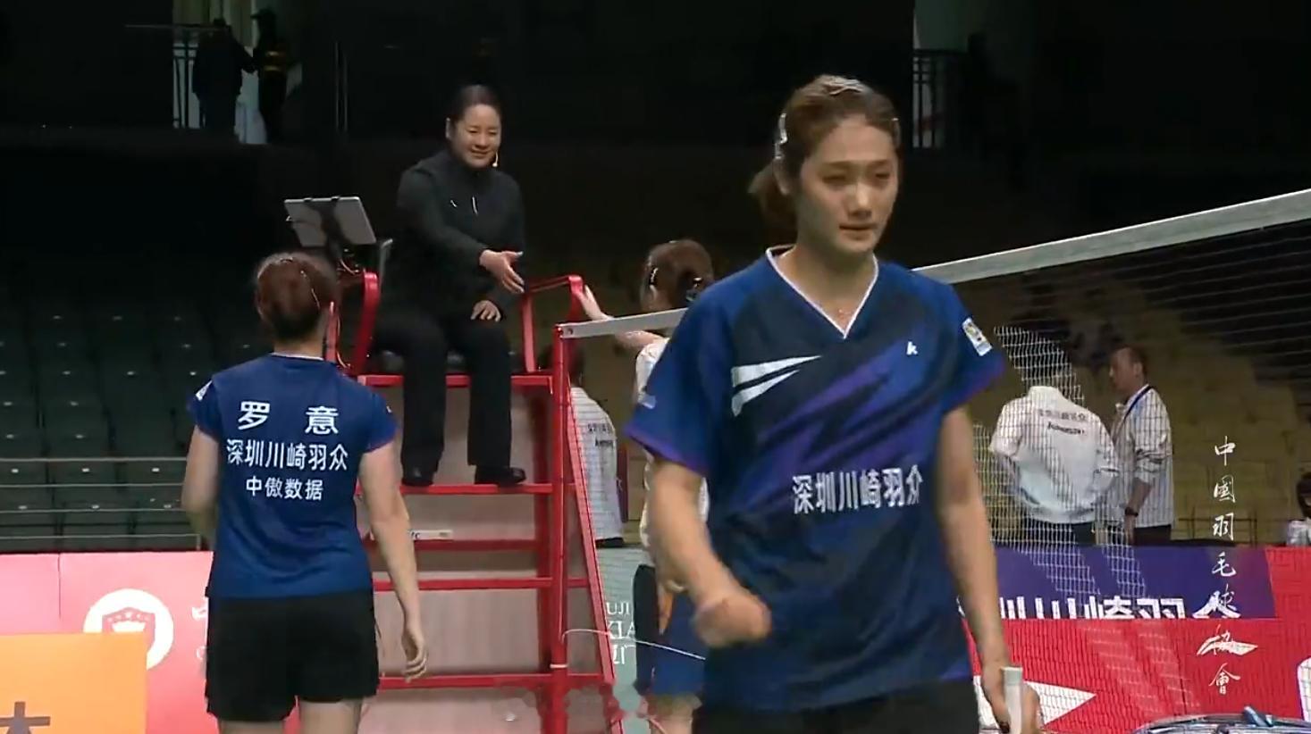羽超联赛 青岛仁洲 2-3 深圳羽众 男双 吴拓斌 桑绪帅 6-15 9-15 