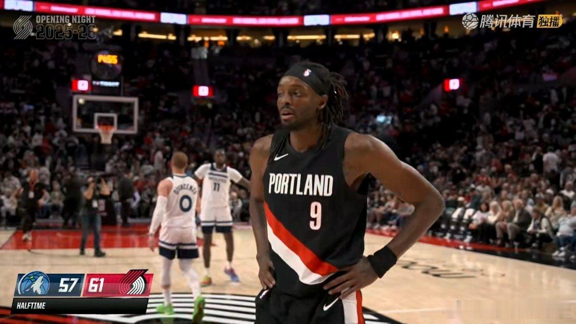 半场开拓者61-57领先森林狼新赛季篮不住 ​​​