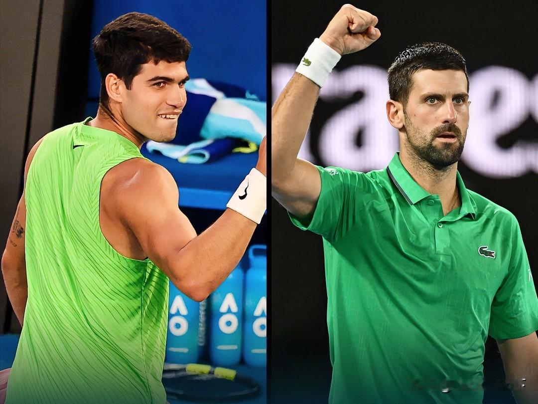 38岁德约科维奇成功会师22岁阿尔卡拉斯，谁将登顶2026澳网冠军🏆？

德约