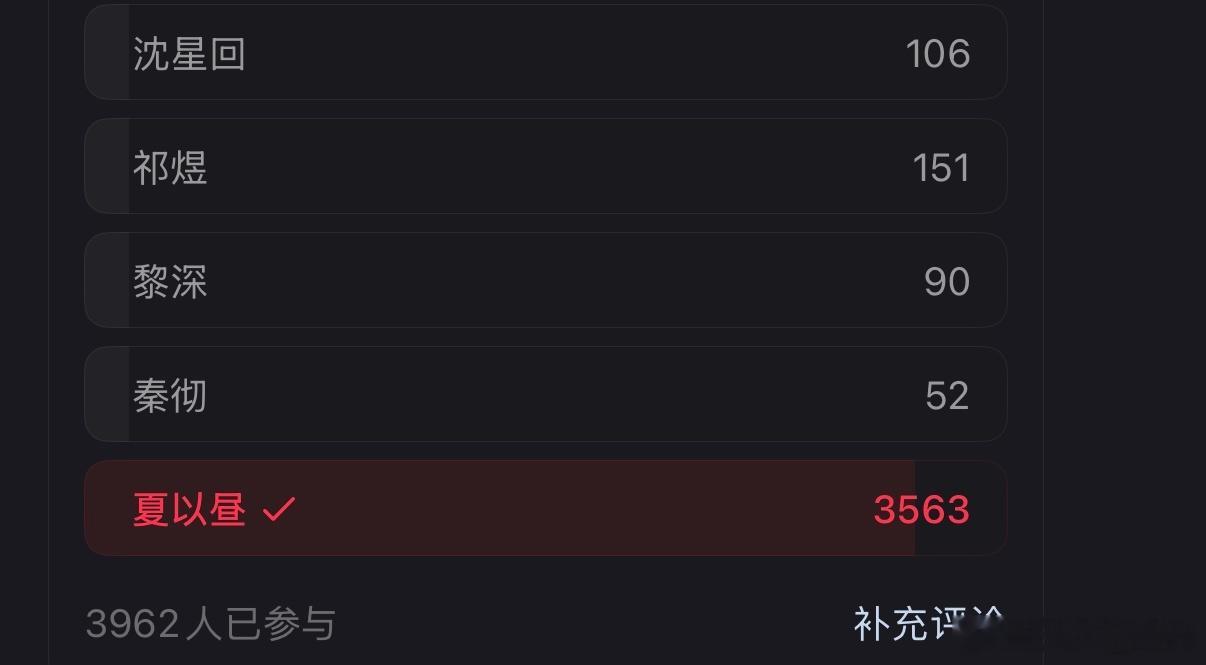 红薯的各种投票，我刷到的，基本上哥都是飞出去的，好极端一人，好好笑，也不知道是不