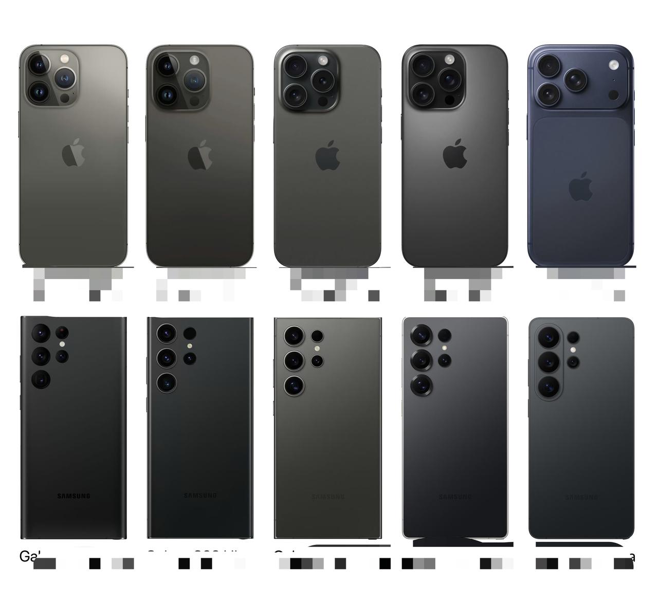 要把下面10款手机全部分清楚的人也是超神了……iPhone 17 Pro肯定很多