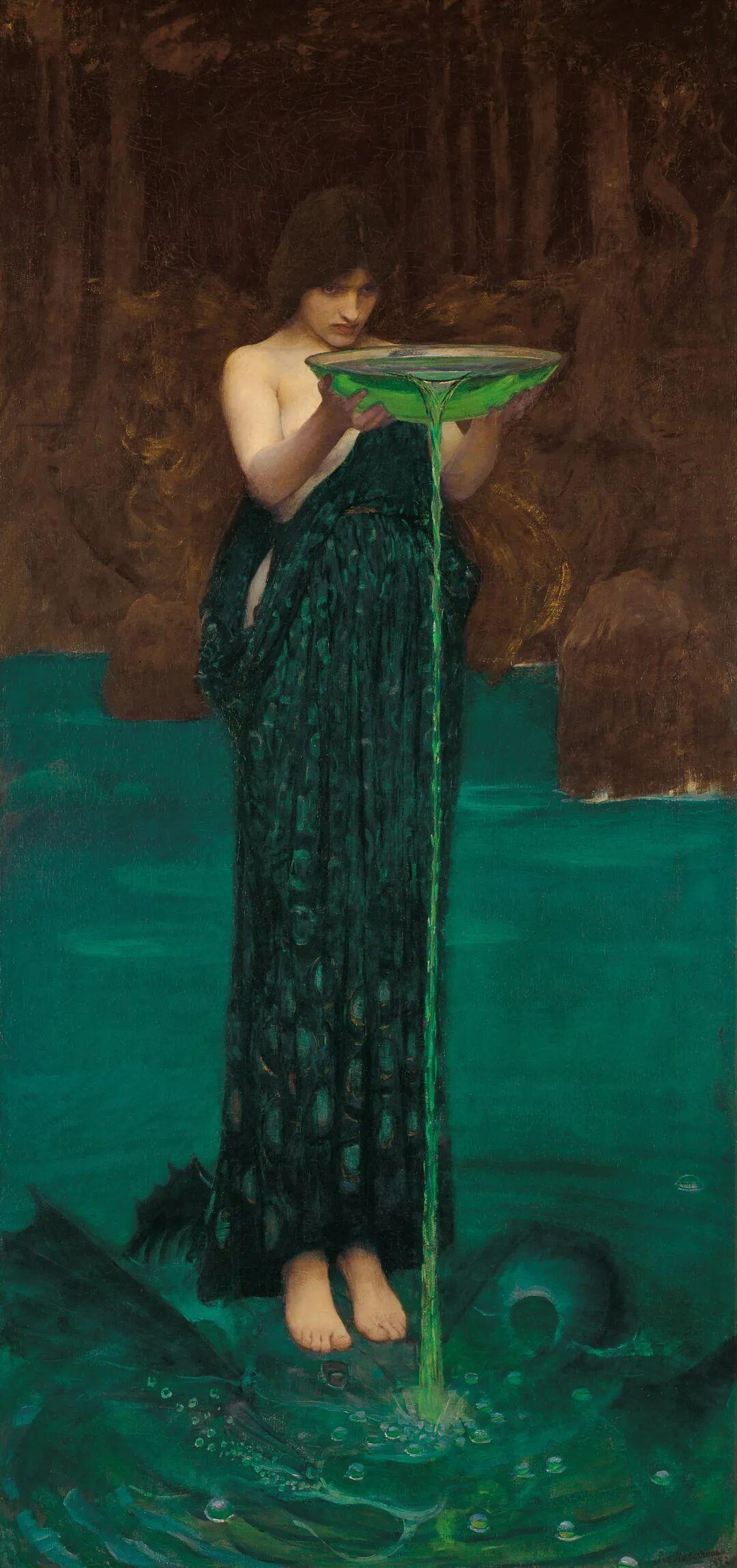 约翰·威廉姆·沃特豪斯（John William Waterhouse）油画作品
