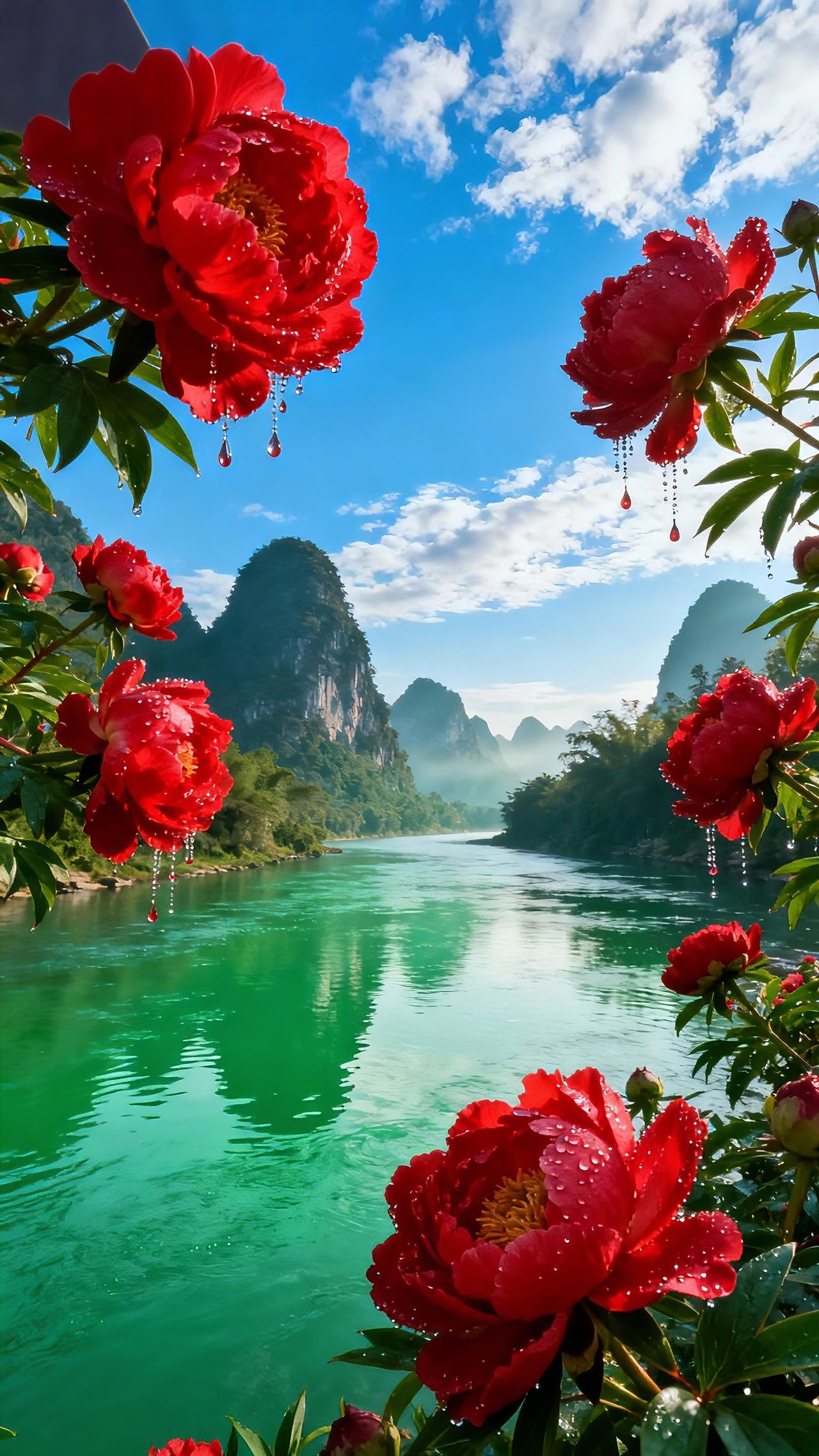 @DOU+小助手 山水间的诗意画卷 原创视频 旅行推荐官 热门音乐🔥 。