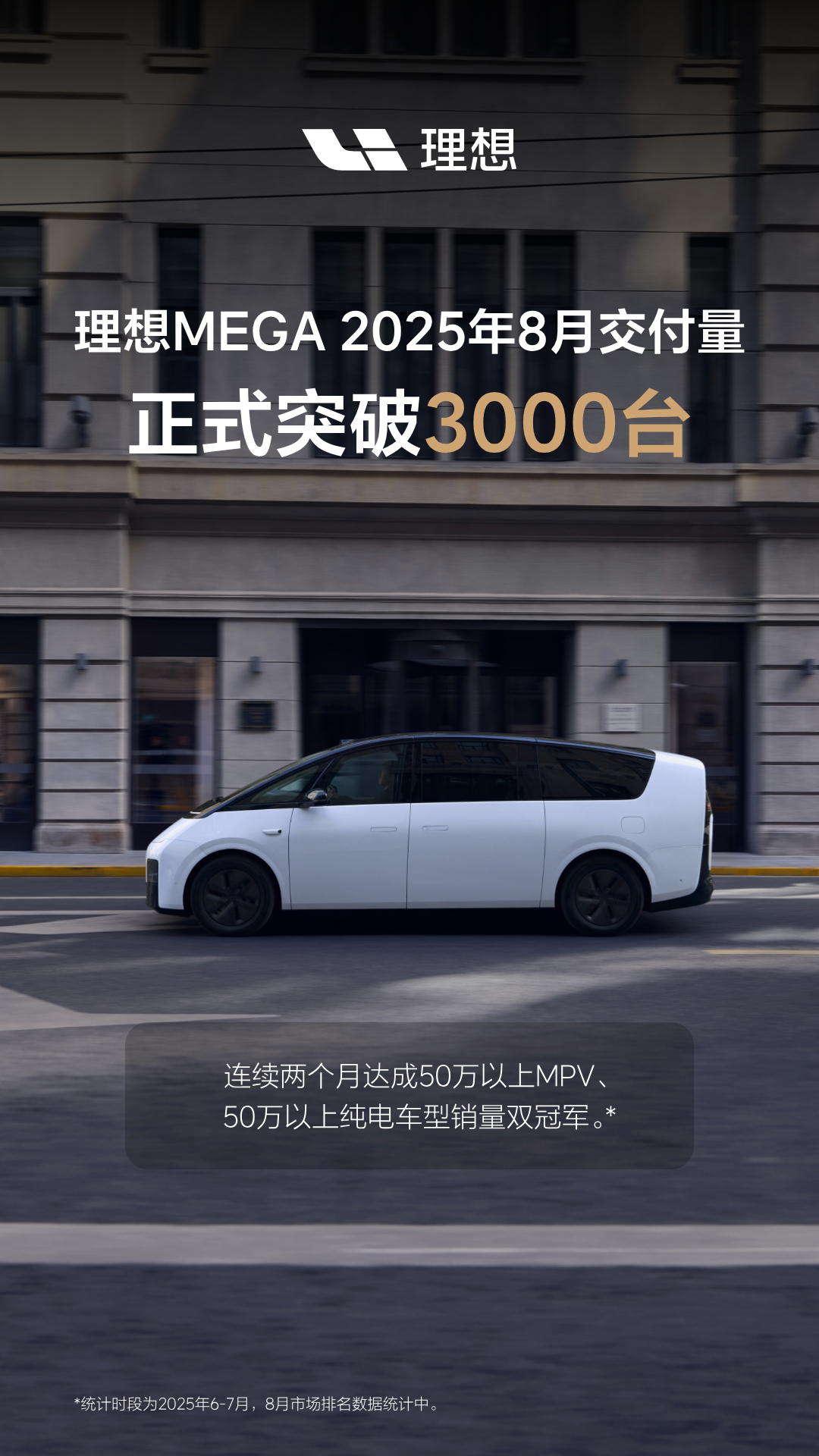 你还真别说，我在县里都看到过几辆了理想MEGA月交付破3000台 ​​​