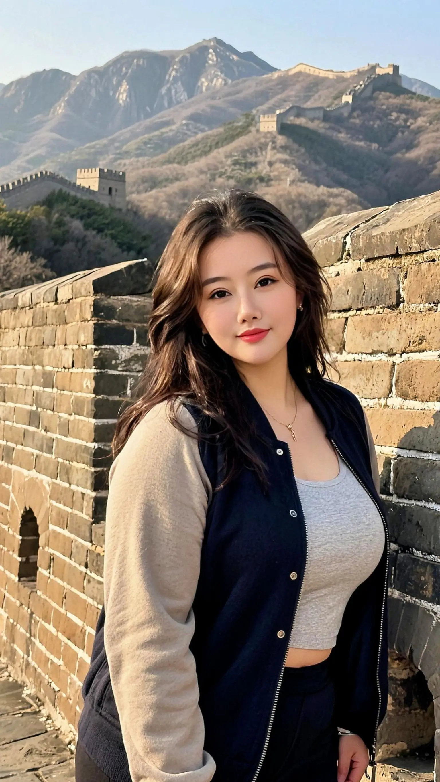 AI长城打卡写真组 ai创作全新升级 轻松出行体验 长城酷飒大片 一眼...