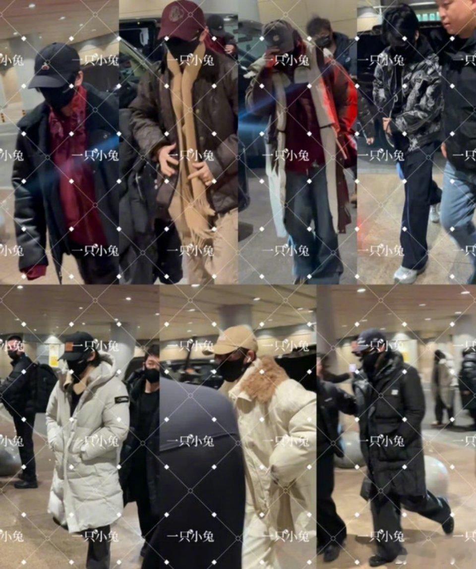 时代少年团集体冬装时代少年团都穿上羽绒服了 hahaha再冷去俄罗斯也得乖乖穿上