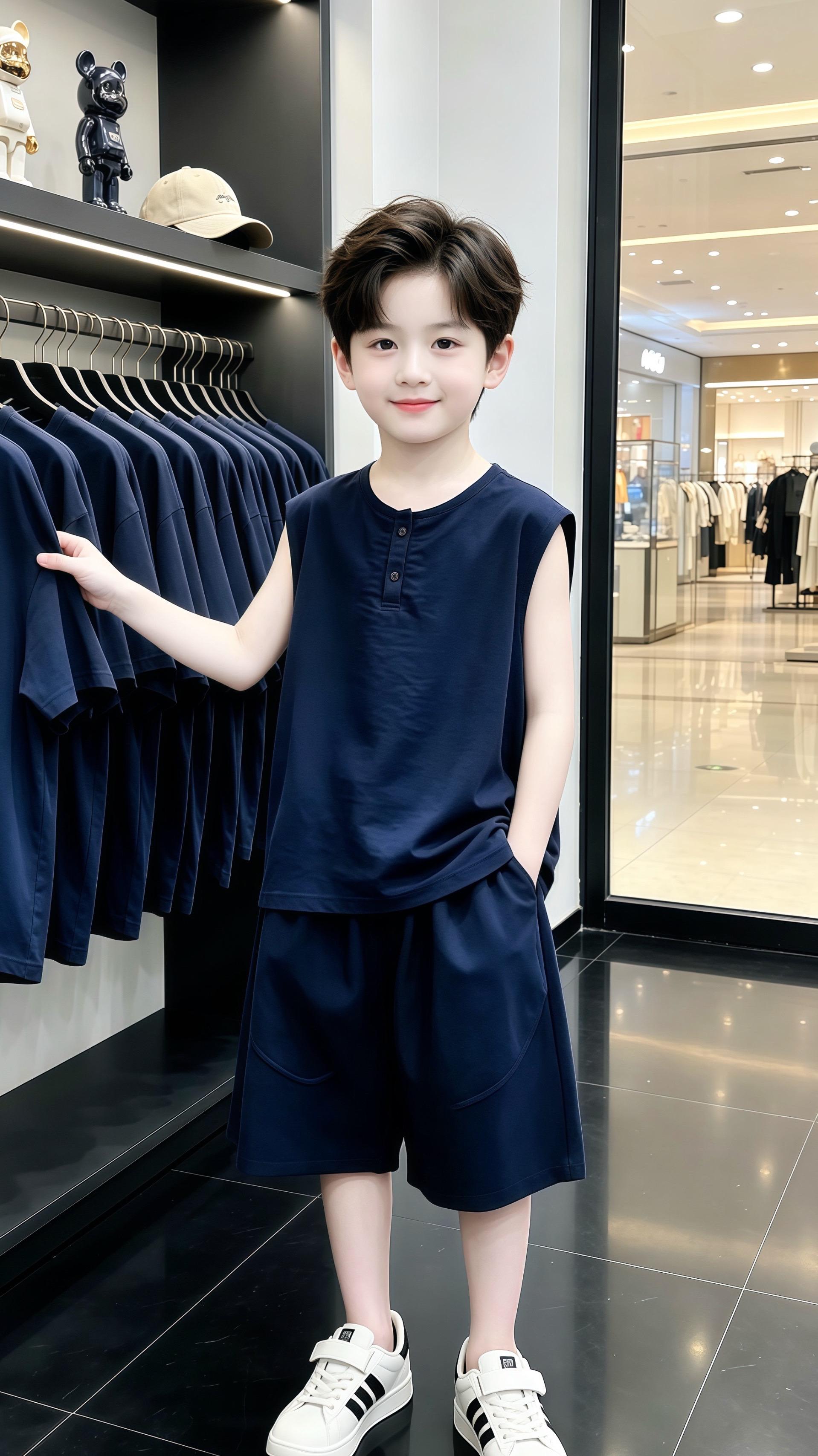 高品质童装  童裝儿童松弛感穿搭 童装气质套装 高品质童装