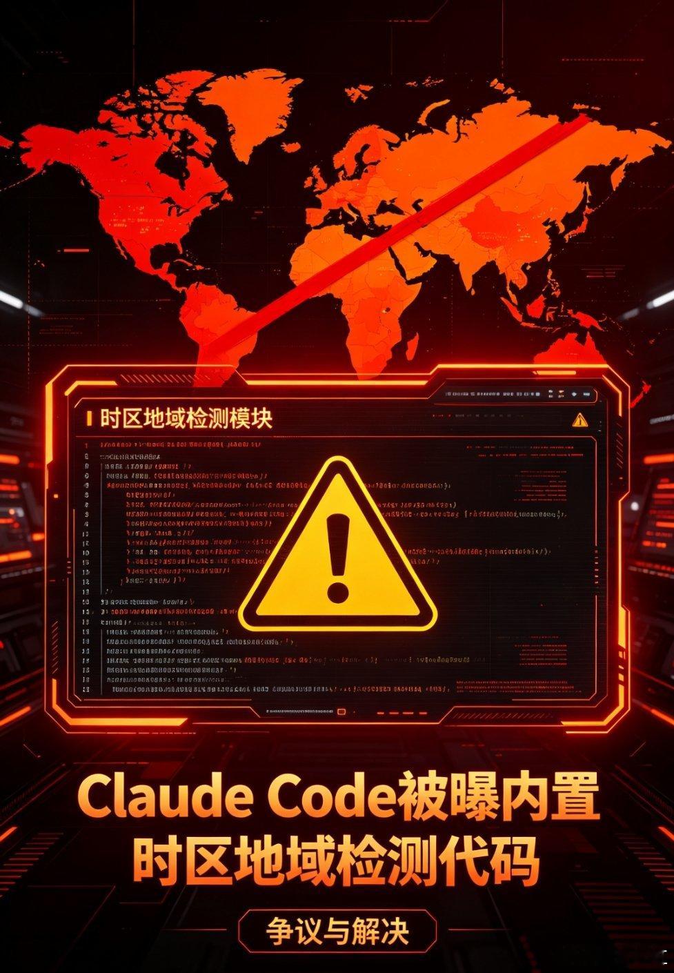 有开发者实测发现Claude Code内置时区地域检测代码，会根据用户所在地区区