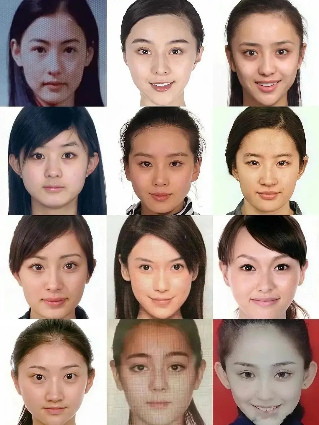女明星证件照选前三你pick？ ​​​