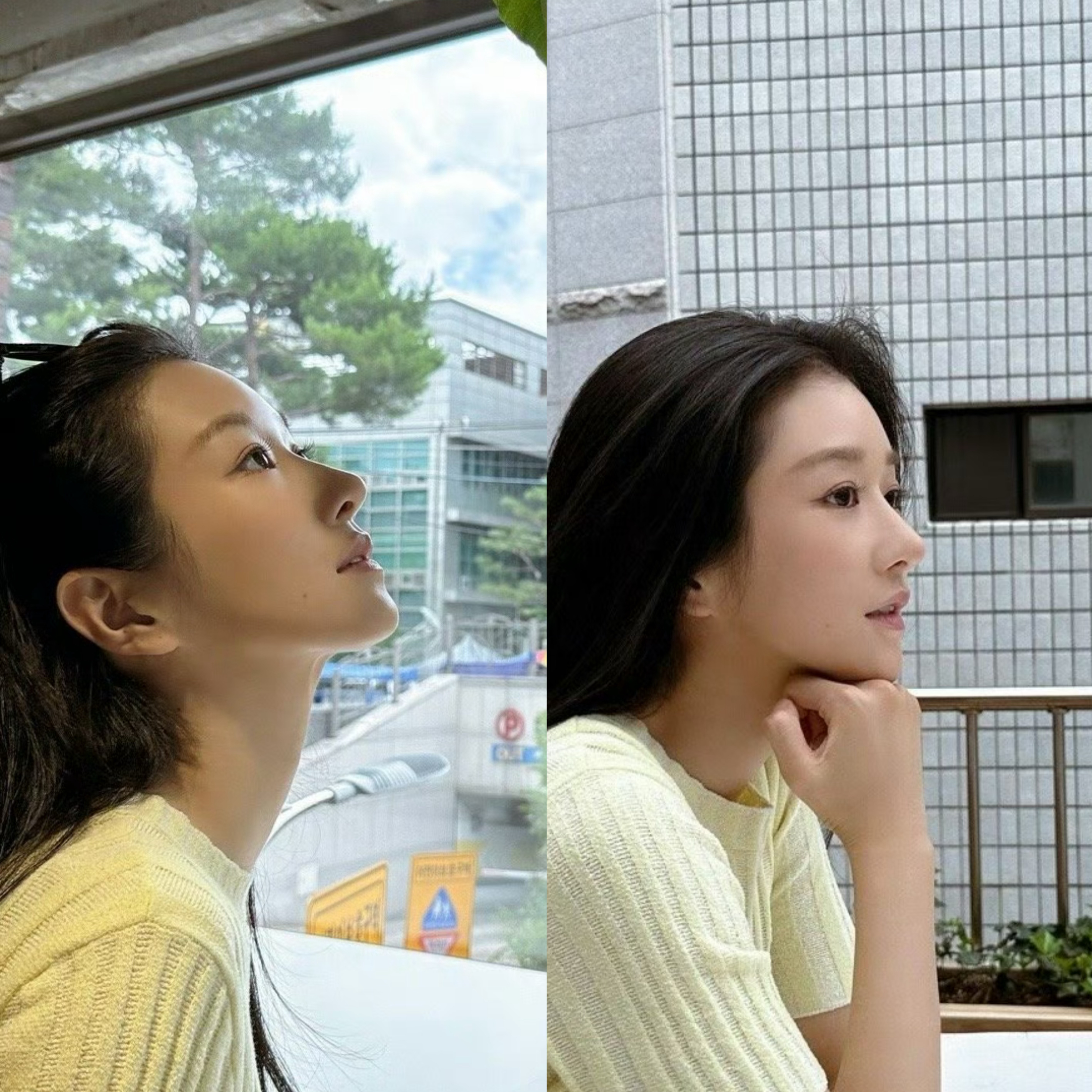 姐的侧面真的美绝[淡淡的]徐睿知ins更新 ​​​