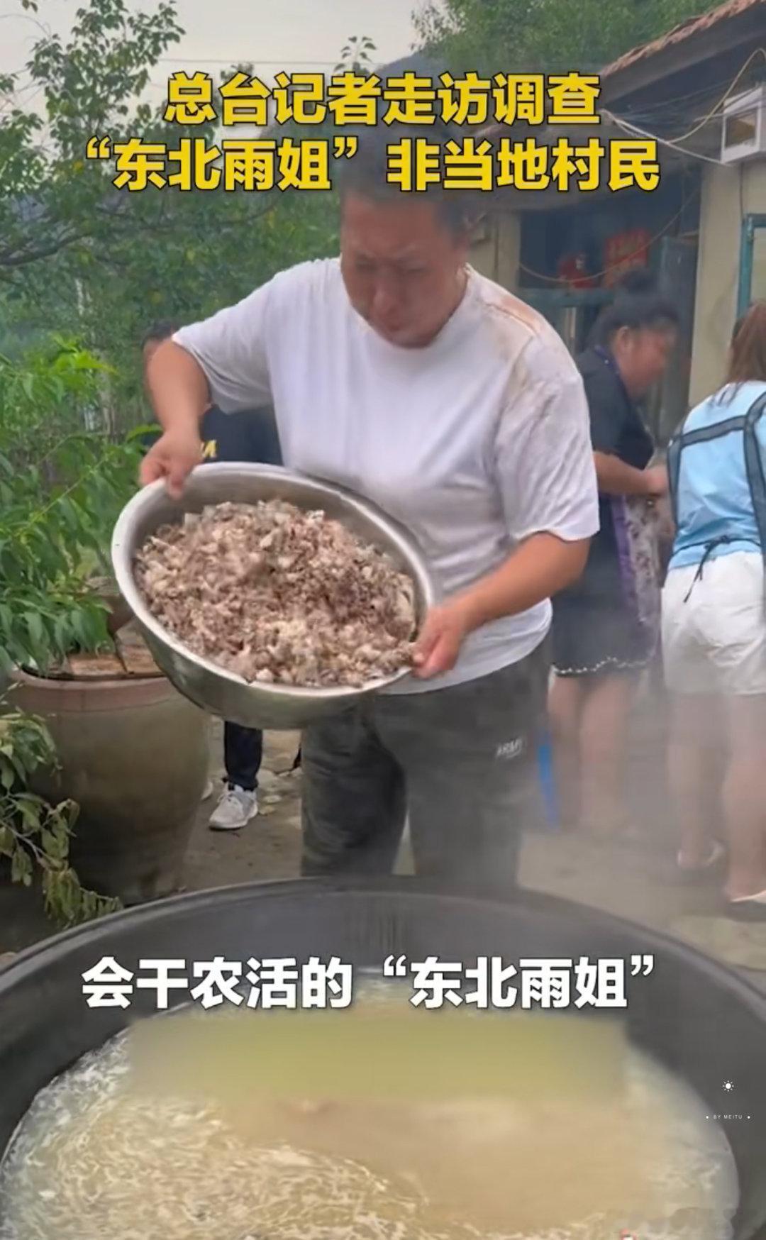 #记者调查东北雨姐事件始末#东北雨姐发现，在视频中表演干农活比真正干农活，收益要