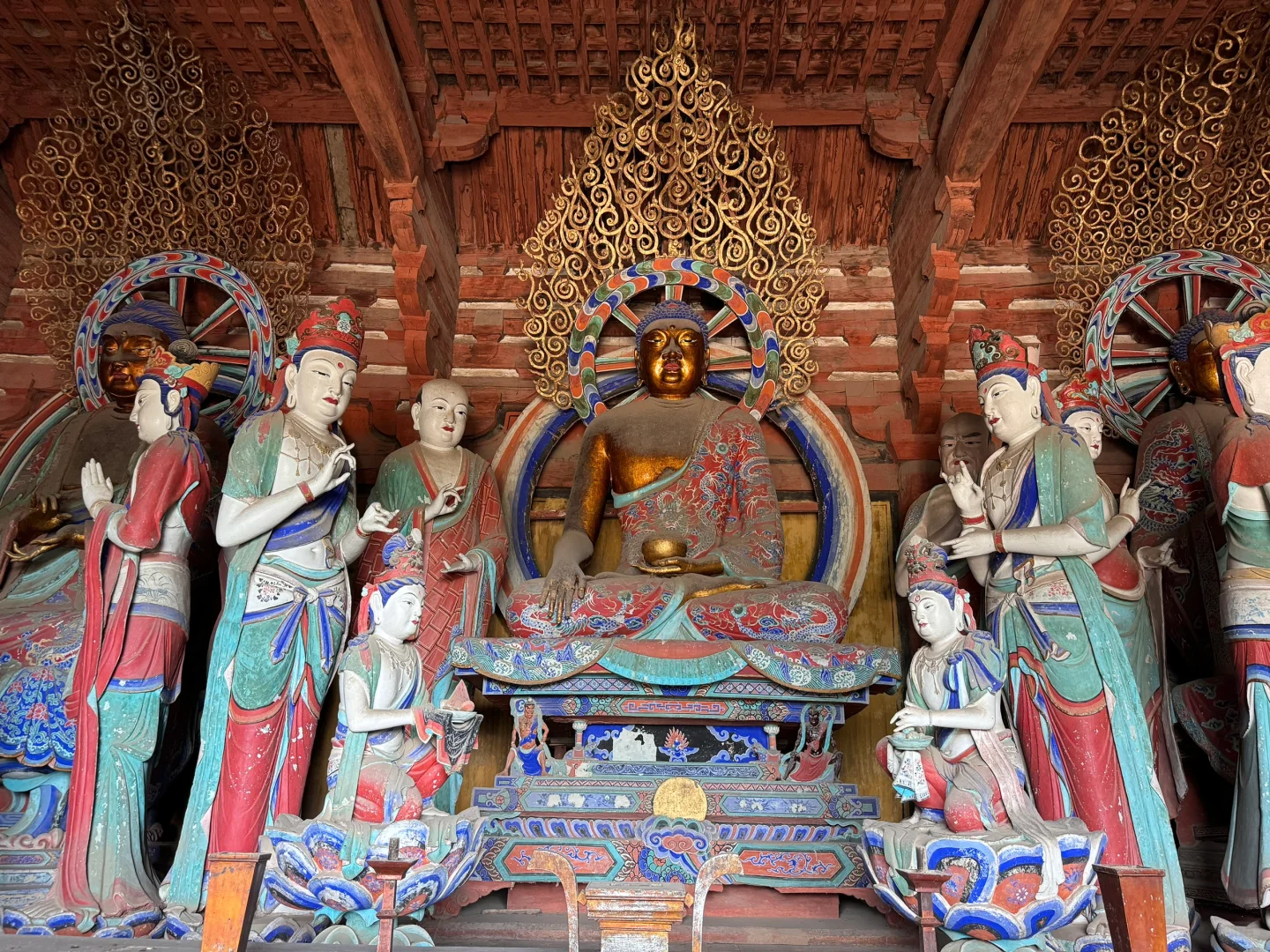 五台山佛光寺的唐代彩塑