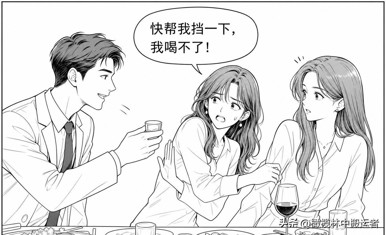 趣味漫画：我让闺蜜帮我挡桃花，她居然把桃花全引自己身上了…