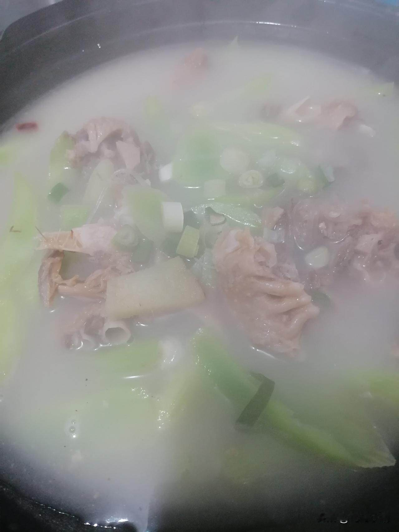 晒图笔记大赛咸鹅炖莴笋，安徽名菜