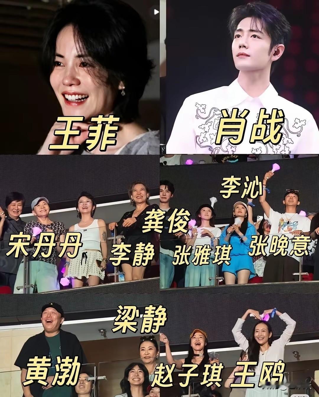 嘿，“走个面”！
那英一场演唱会，群英荟萃，都挺给面儿，手持荧光棒纷纷来“走面儿