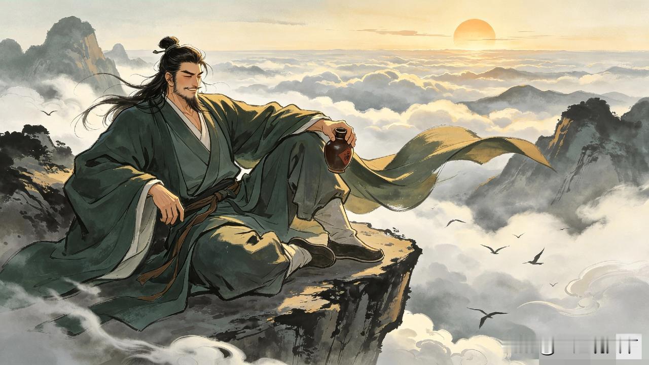 人这一辈子，
能潇洒就潇洒，能快活就快活！
人生不过几十年光景，
几十年之后，谁
