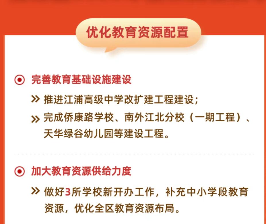南京江北新区：2026年将优化教育资源布局

南京江北新区2026年10个“重点