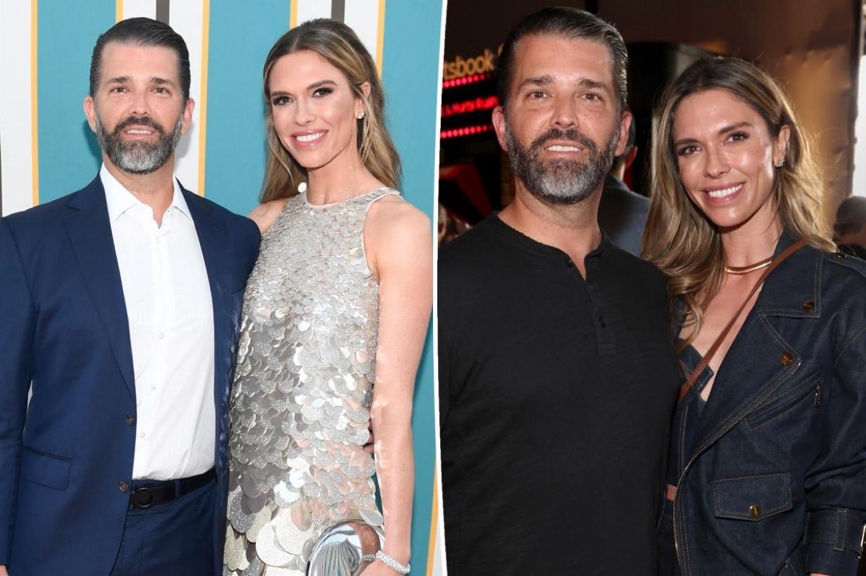 小唐纳德·特朗普Donald Trump Jr. 和贝蒂娜·安德森Bettina