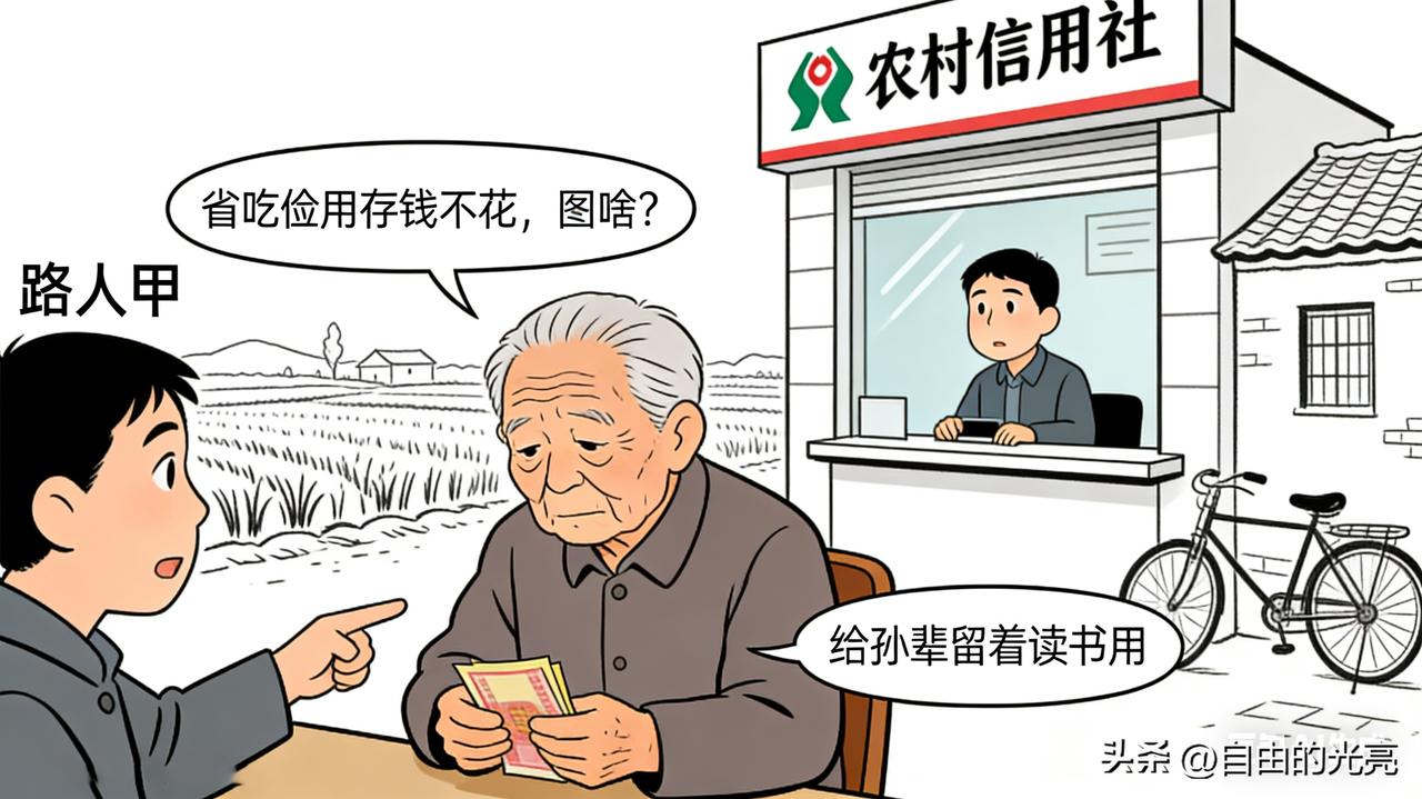 邻居老俩口60多了，勤劳节俭，存了不少钱，在我们当地，也算是隐形的富豪了！

他