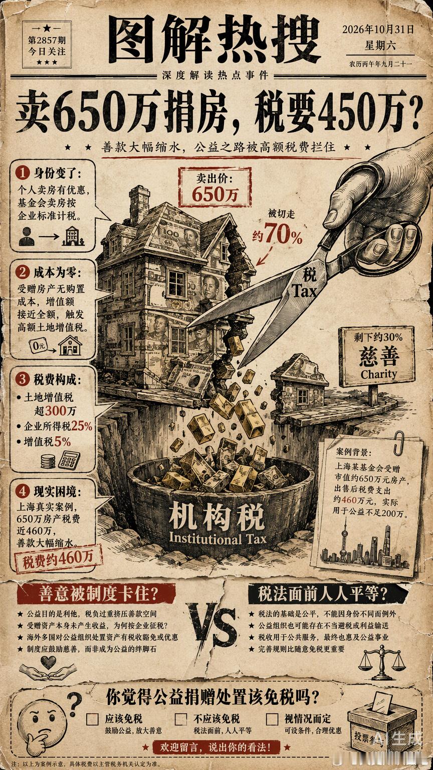 老夫妻把值650万的房子捐给慈善基金会，想救先心病患儿。基金会想把房子卖了变现去