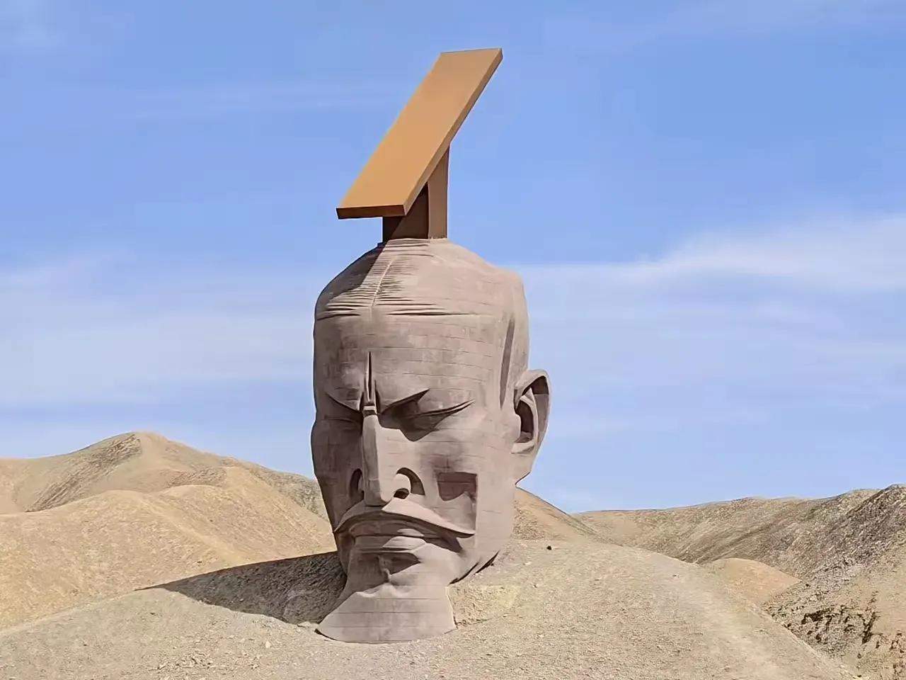 真的是群众的眼睛是雪亮的，以前看到过这个汉武帝头像，只是觉得有点奇怪，没想到有这