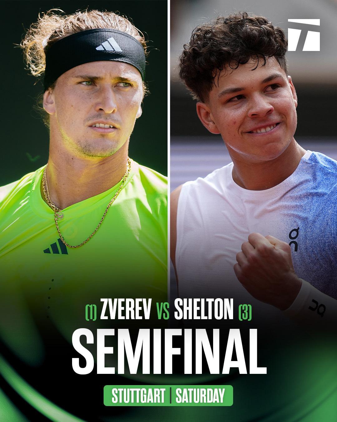 兹维列夫7-5、6-4中岛布兰登谢尔顿6-4、6-4莱赫奇卡两人将在ATP250