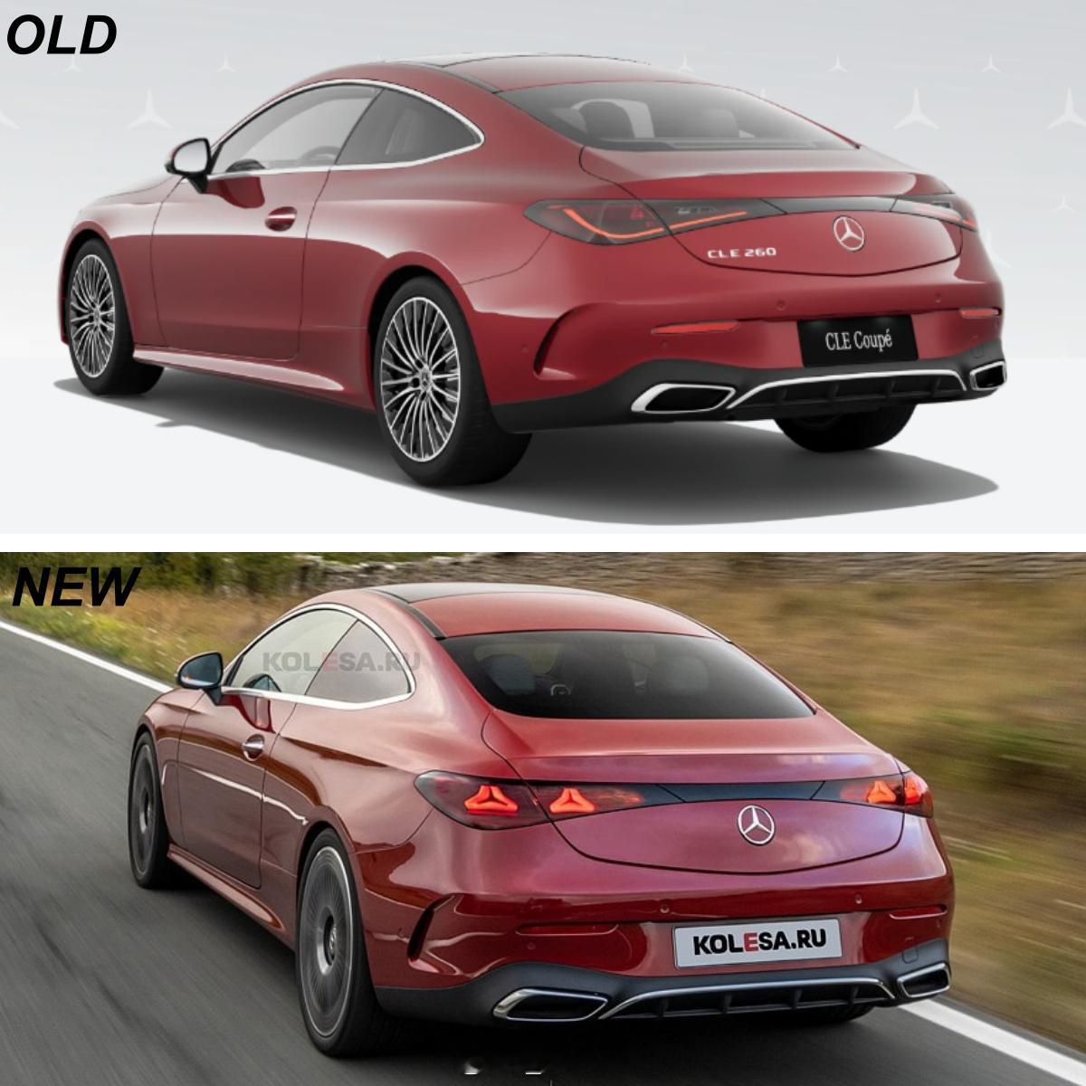 奔驰改款奔驰CLE谍照&渲染图 图1为中期改款奔驰CLE路试谍照，图2和图3为新