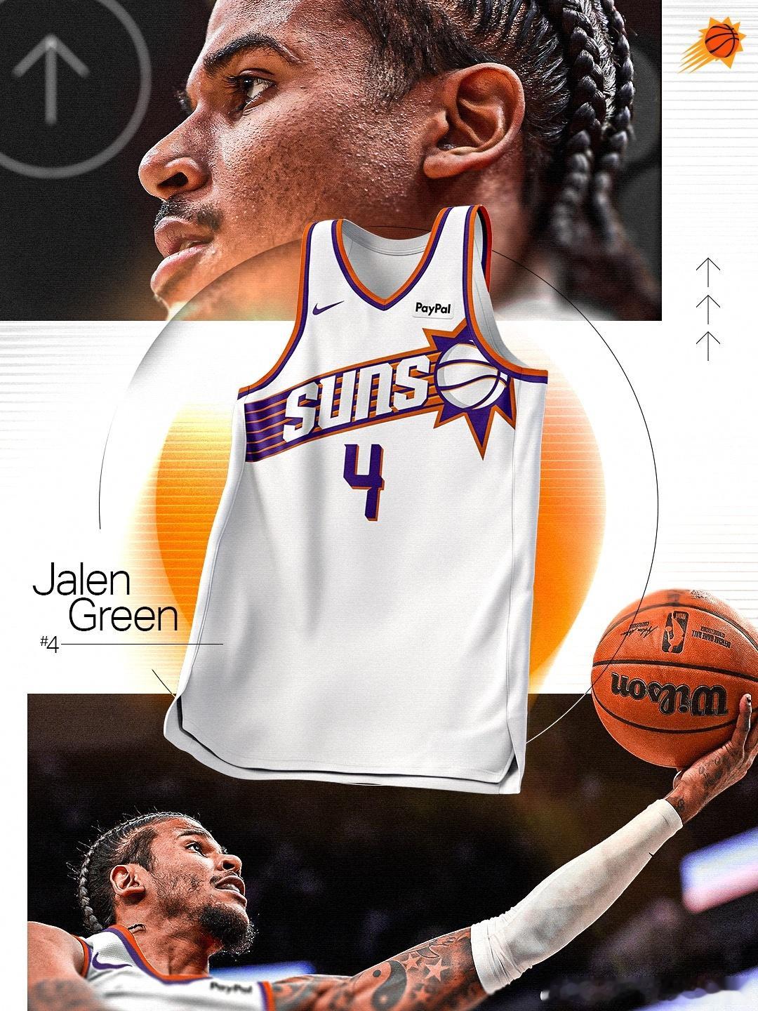 杰伦格林JG4[超话]菲尼克斯太阳[超话]NBA[超话] 太阳队官方官宣杰伦格林