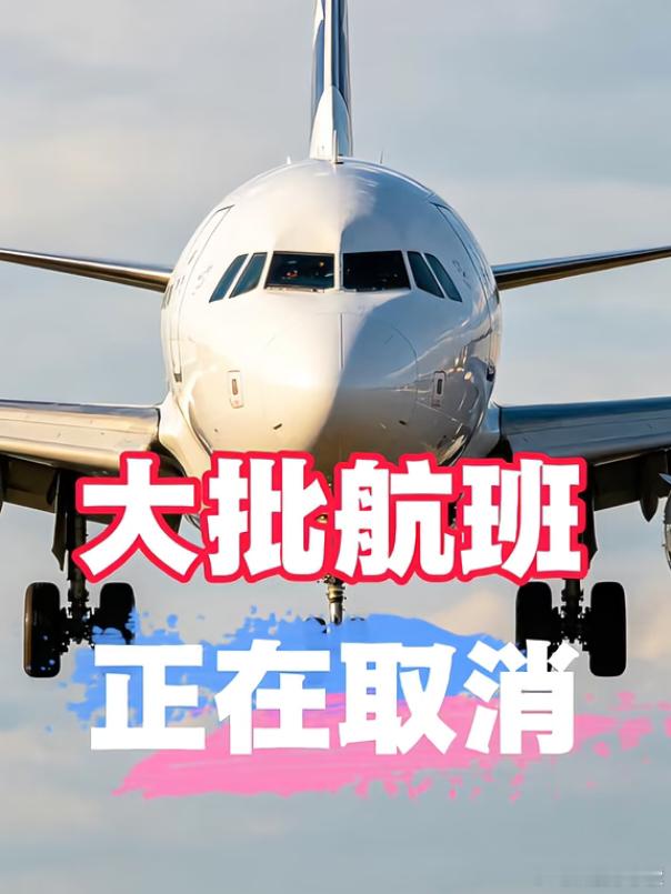 五一航班大面积取消要是出去玩的所有行程住宿都定好了，突然航班取消不是计划全打乱了