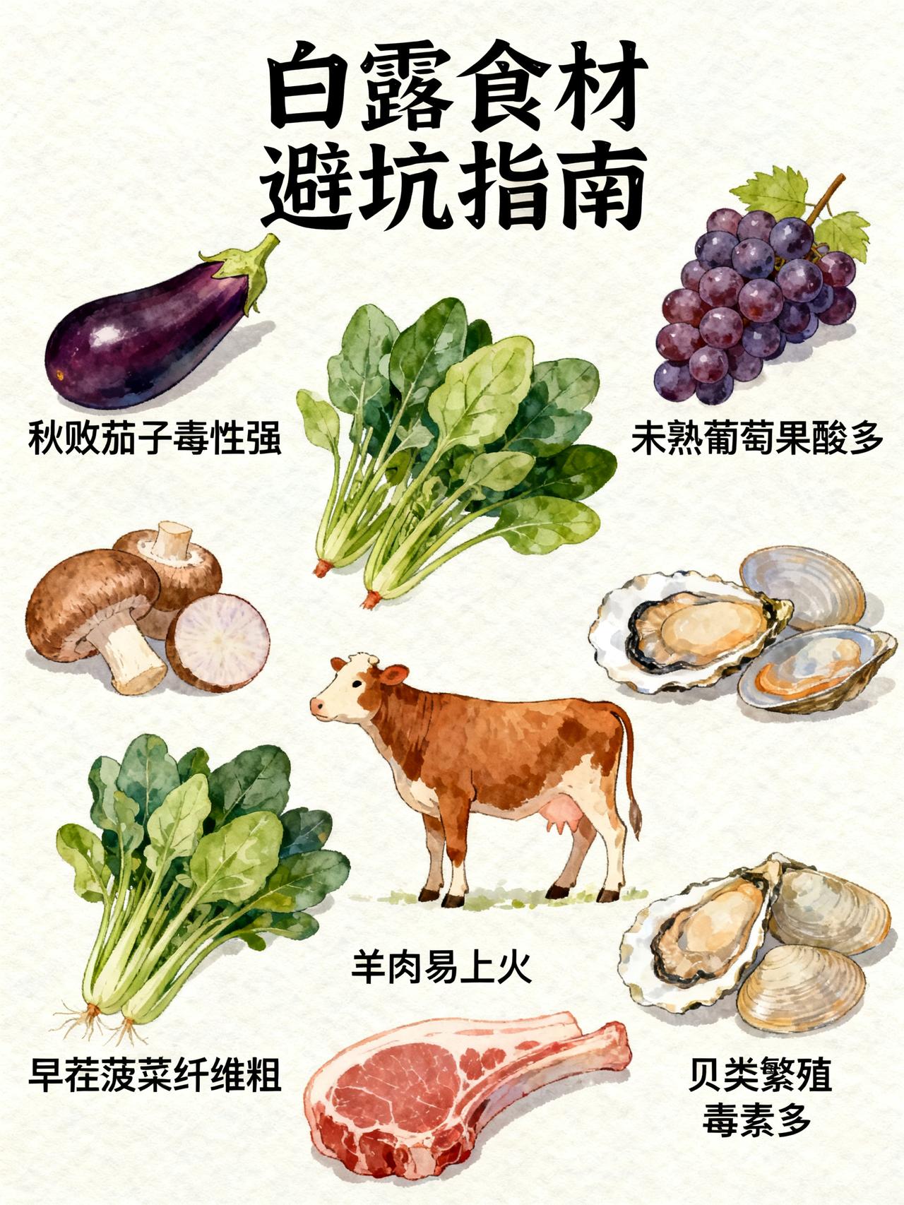 明日白露，这种食物再便宜也别买，买了后悔一夏天
藏在菜市场里的5种食材，白露前后