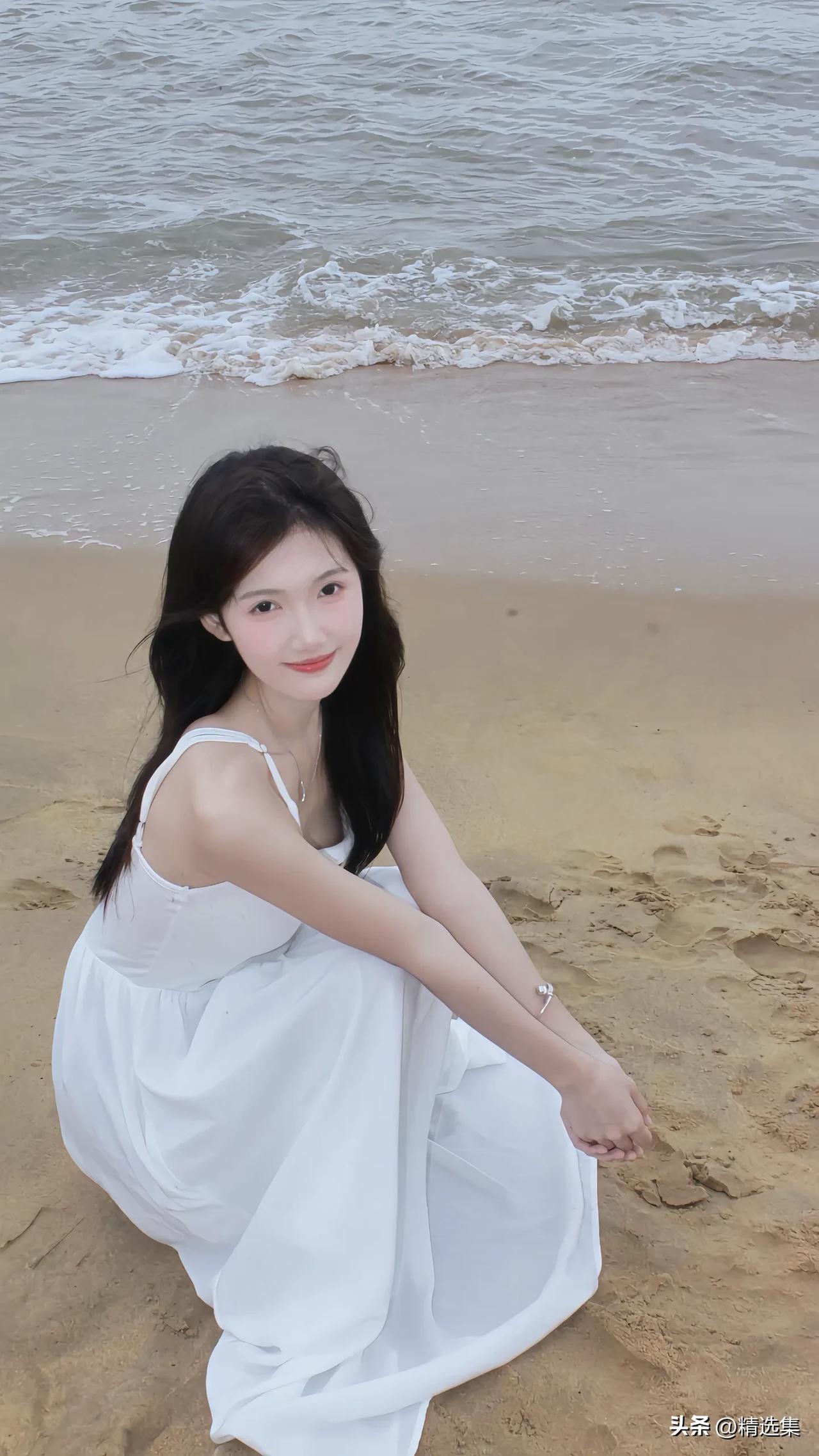 沙滩白裙｜听海浪诉说温柔心事🌊