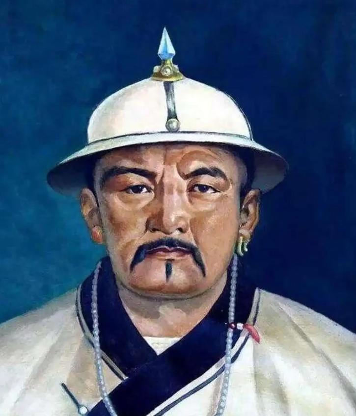 黄沙漫天，败军如落叶般四散，噶尔丹拖着沉重的身躯，身边只剩下女儿钟济海、两位军官