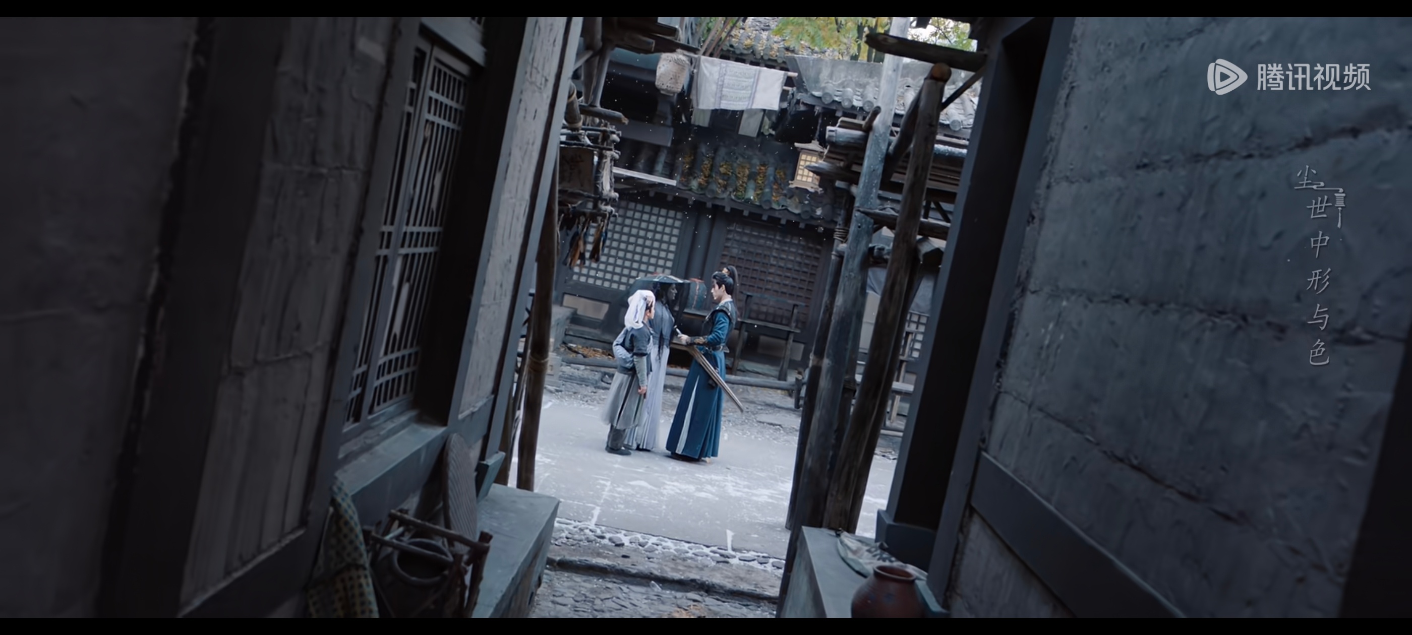 白日构图打光画面 