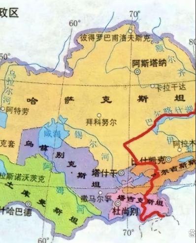 沙俄当年抢走西北大片领土，结果呢，苏联解体后全部归了哈萨克斯坦，塔吉克斯坦，吉尔