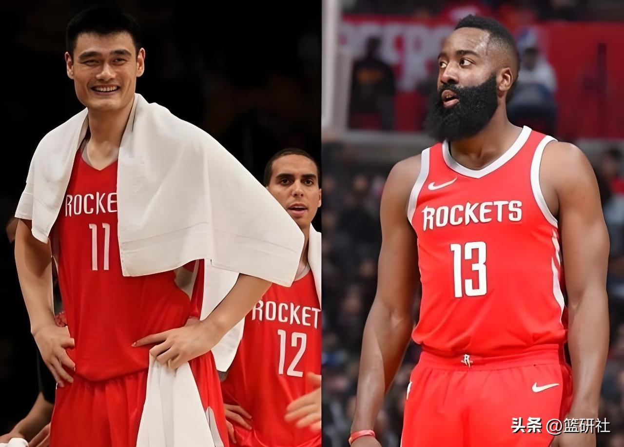 哈登和姚明，谁在火箭队的队史地位更高？

哈登和姚明，火箭队史两大标志性人物，谁