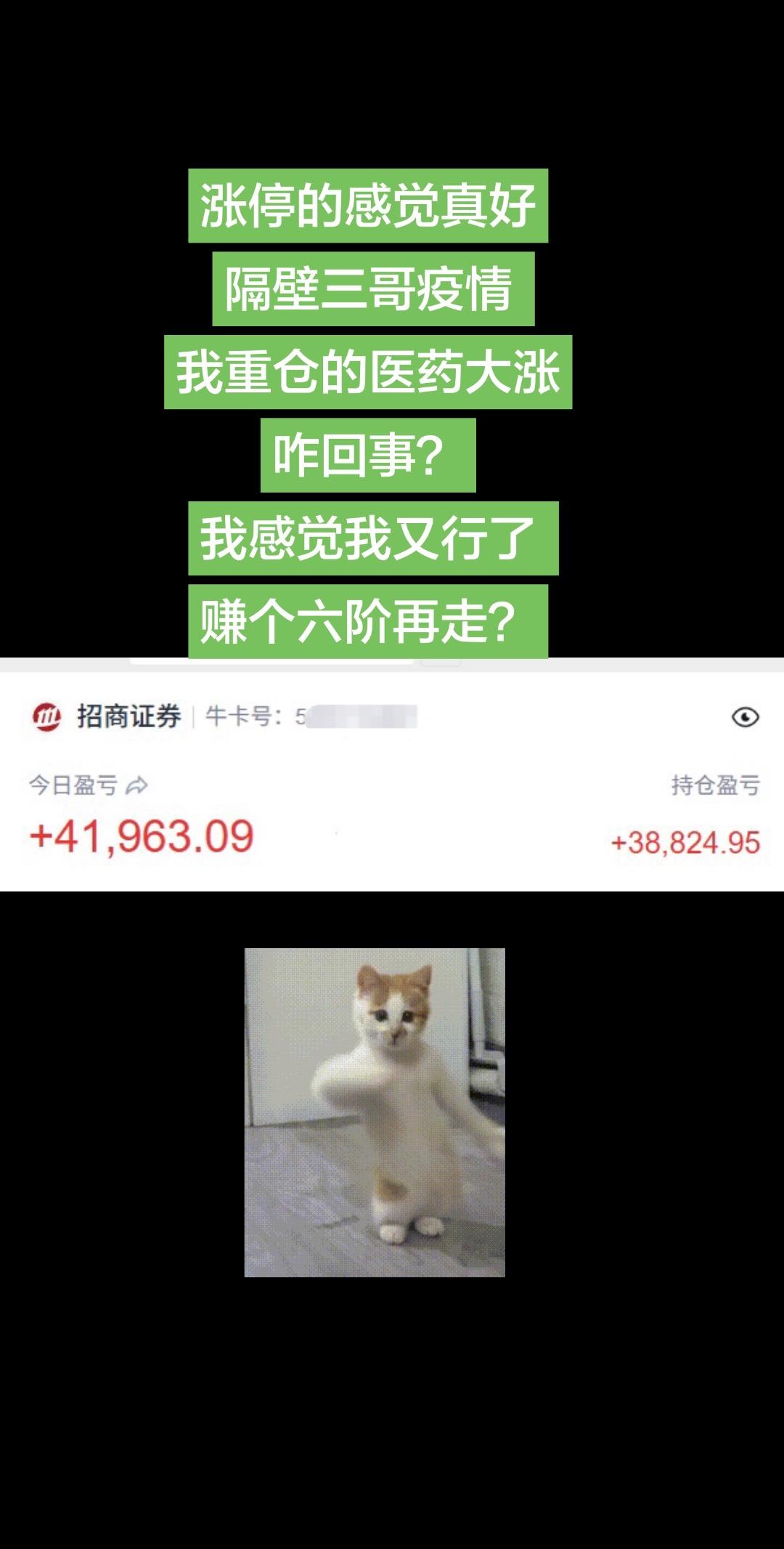 回本了 这次不用跑