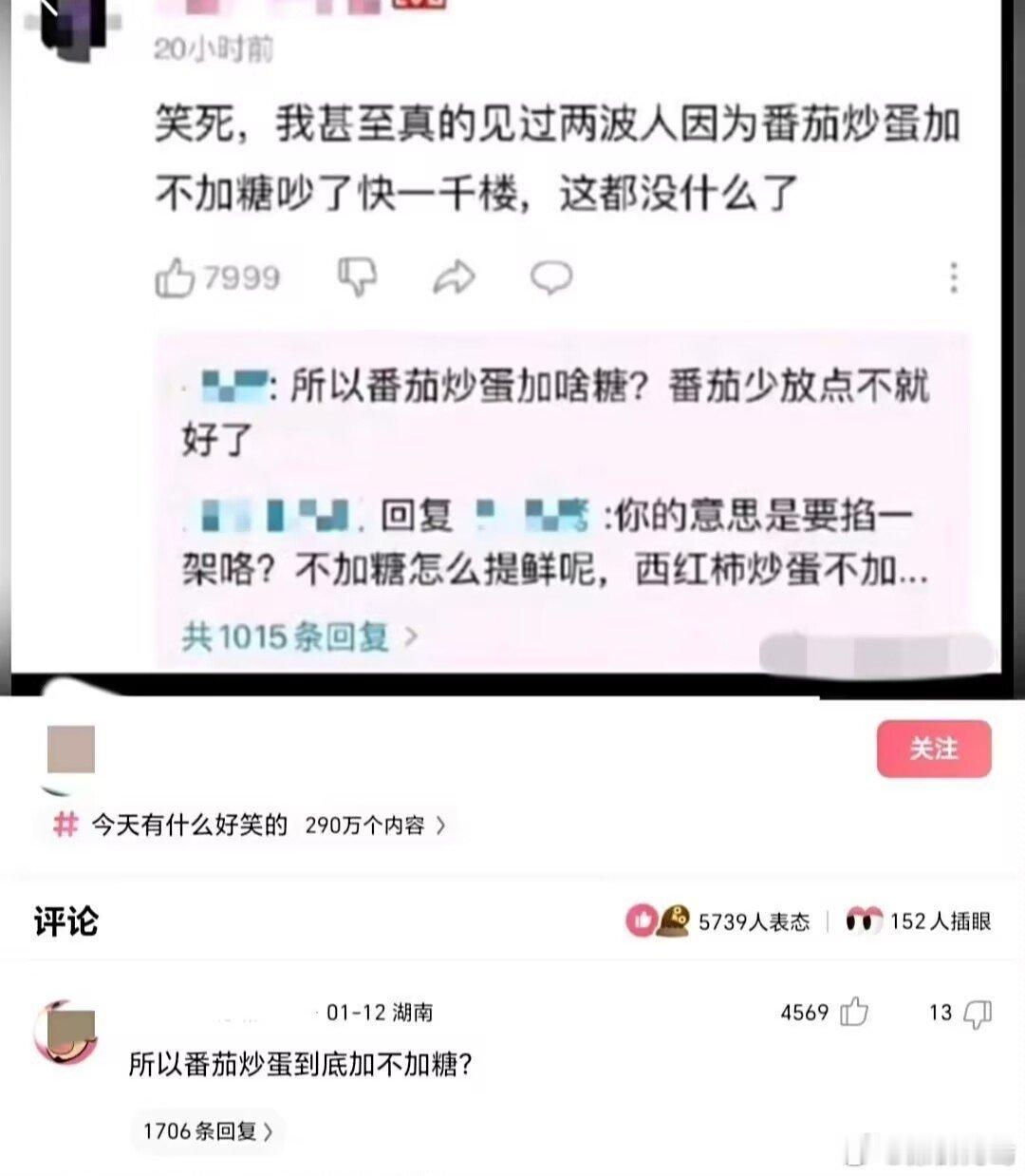 番茄炒蛋加不加糖有什么可吵的，竟然吵了一千楼，当然不加啊，本就甜得不行加糖还怎么