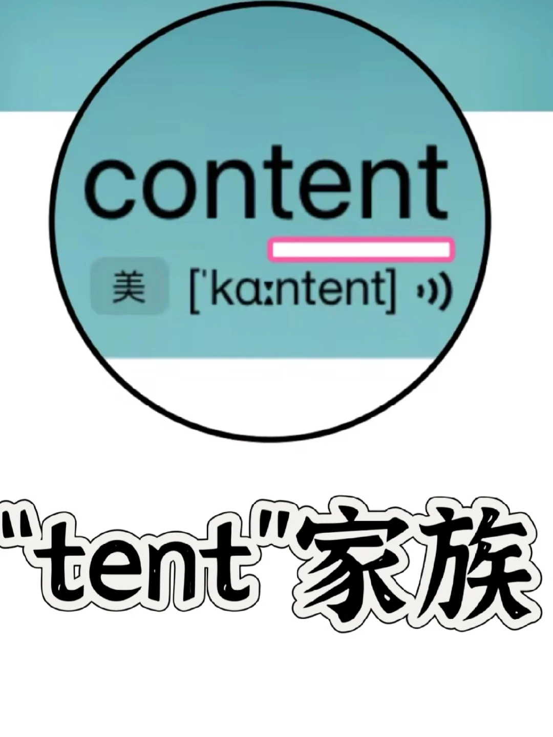 🔥历年真题出现109次！ “tent”家族