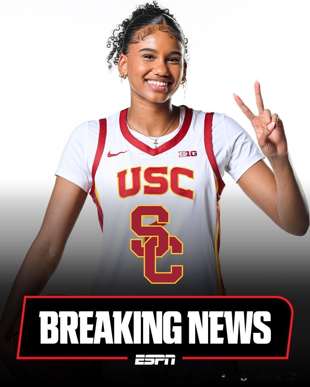 澳大利亚五星侧翼Sitaya Fagan宣布承诺NCAA女篮 南加大USC，拒绝