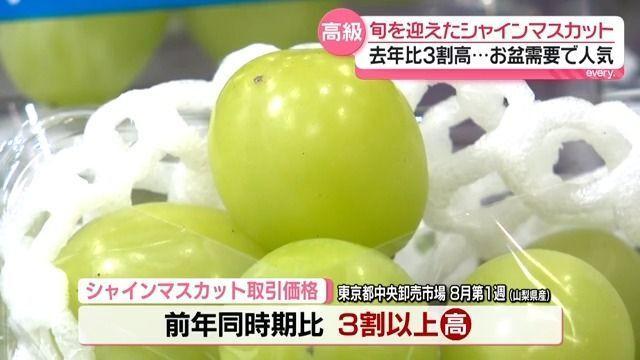 #阳光玫瑰在日本贵到盗窃频发#【阳光玫瑰葡萄在日本贵到盗窃频发，成社会问题，一果