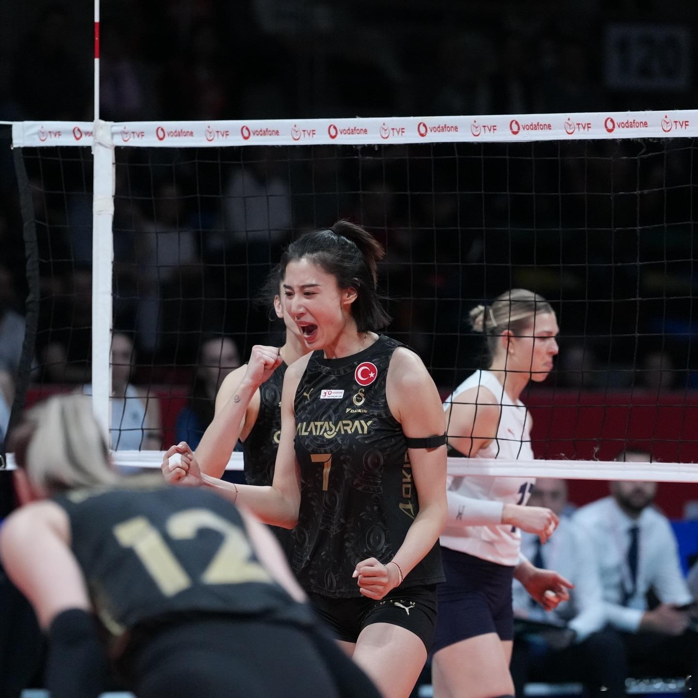 王媛媛国际排坛动态这场比赛，加拉塔萨雷给王媛媛的关注感觉少了一点……直播信号又烂