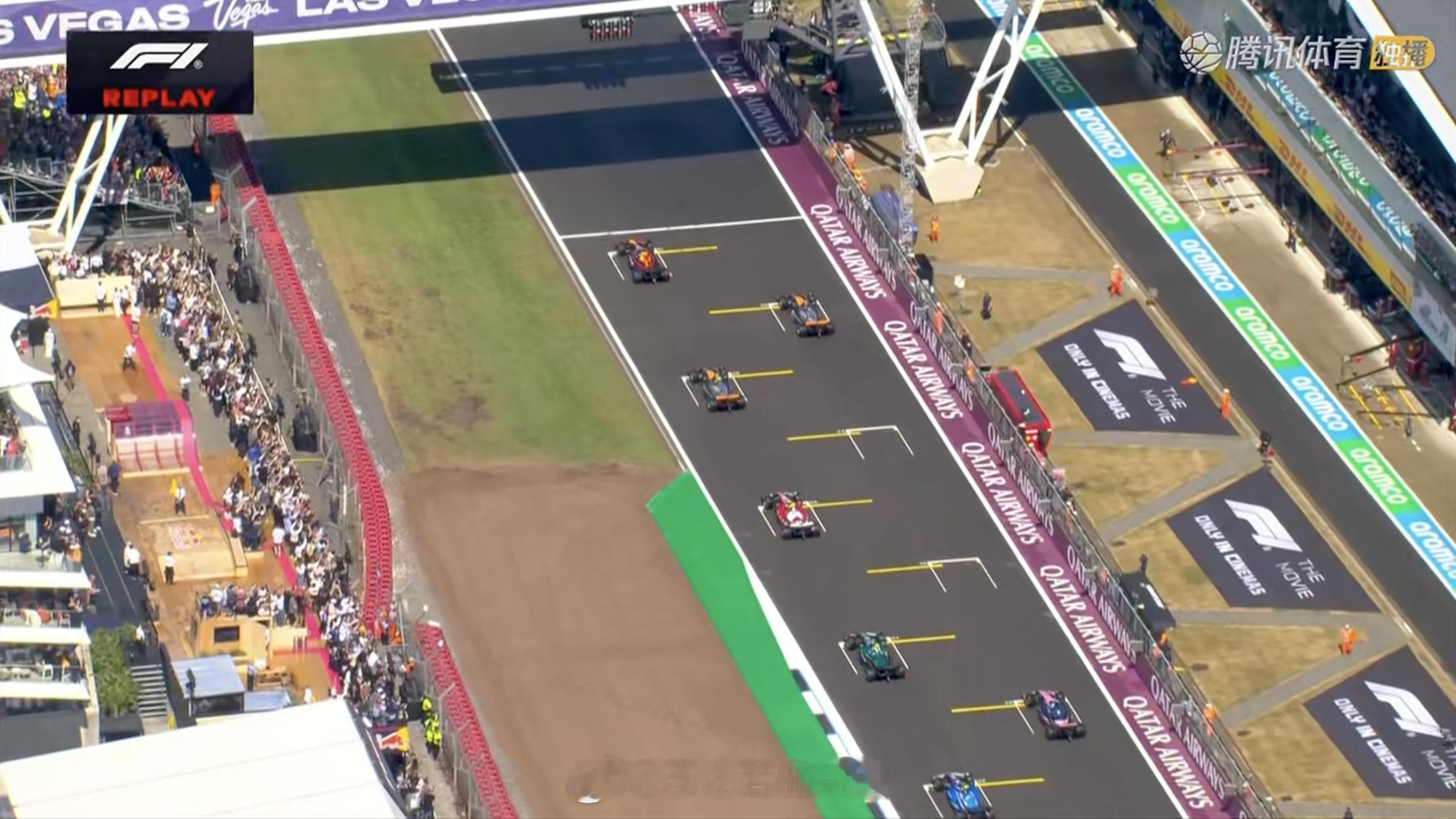 2025F1英国大奖赛 ​​​ 正赛湿地起步有点意思这大太阳看看再跑几圈各位怎么