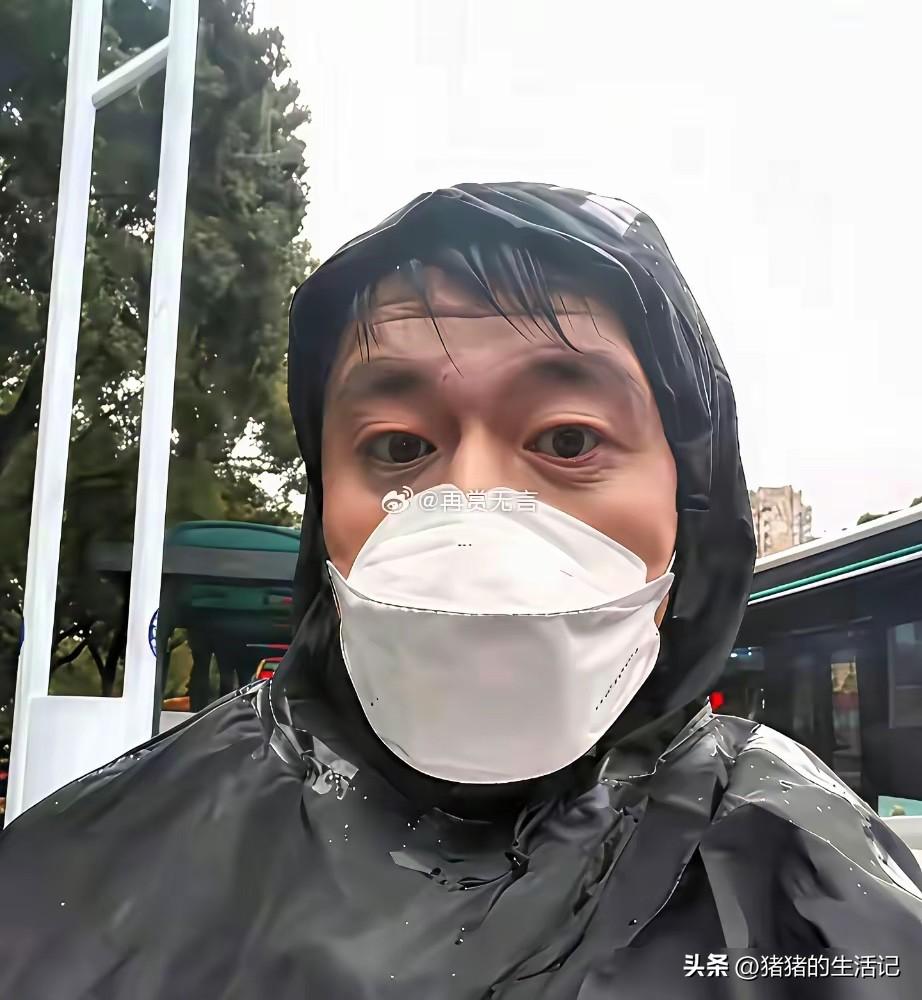 看了张雪峰这两张雨天照片，让我明白了一个道理。大家发现一个问题了吗？

张雪峰已