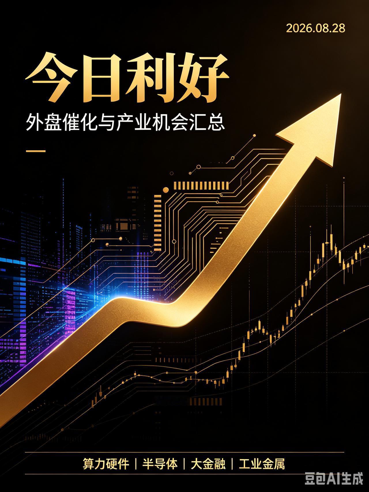 2026‑08‑28（周五）今日利好汇总
 
免责声明：资讯仅为公开信息整理，不