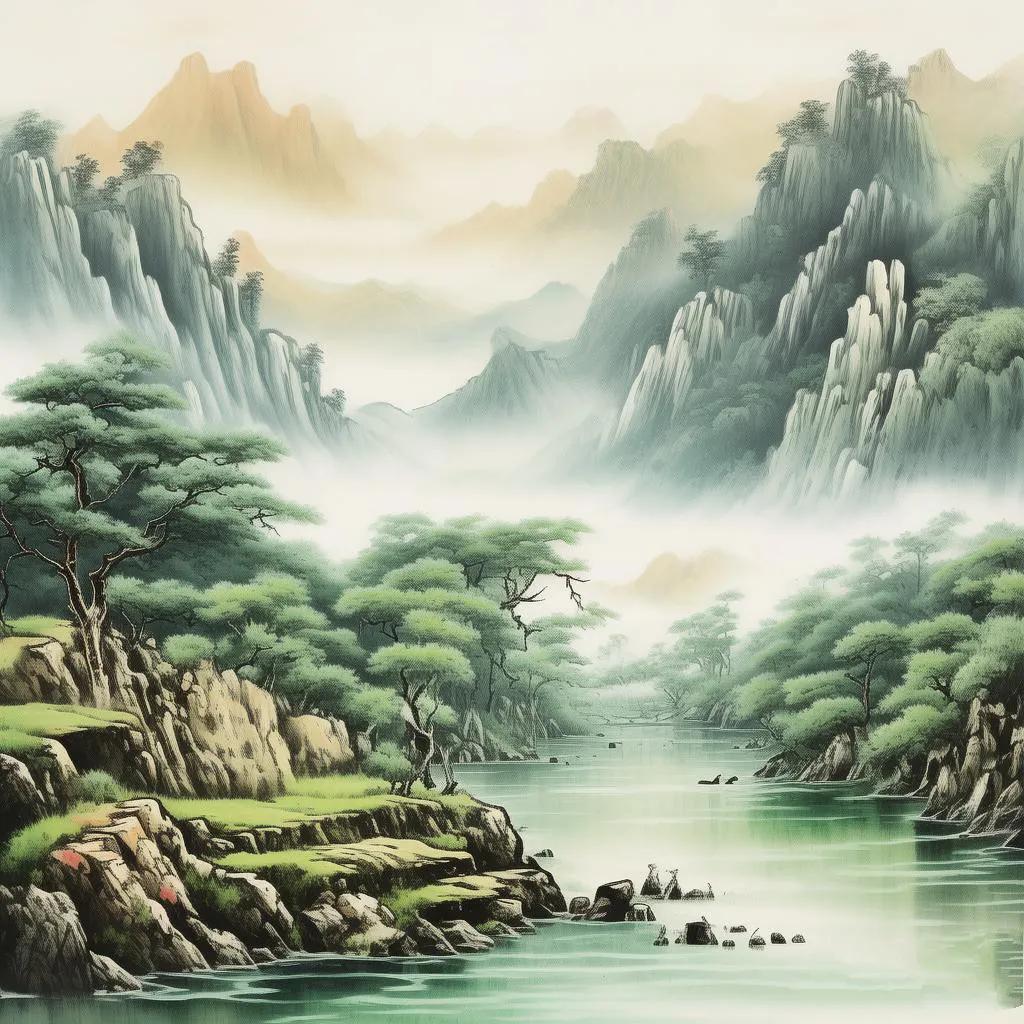 《诗画吟》
 
诗若陶潜韵里耕，田园意趣墨难成。
画如摩诘图中境，辋水烟霞句可萦